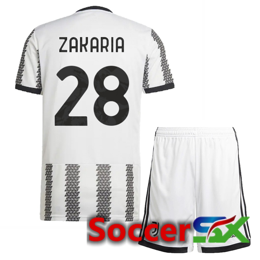 Juventus (Zakaria 28) Kids Home Jersey 2022/2023