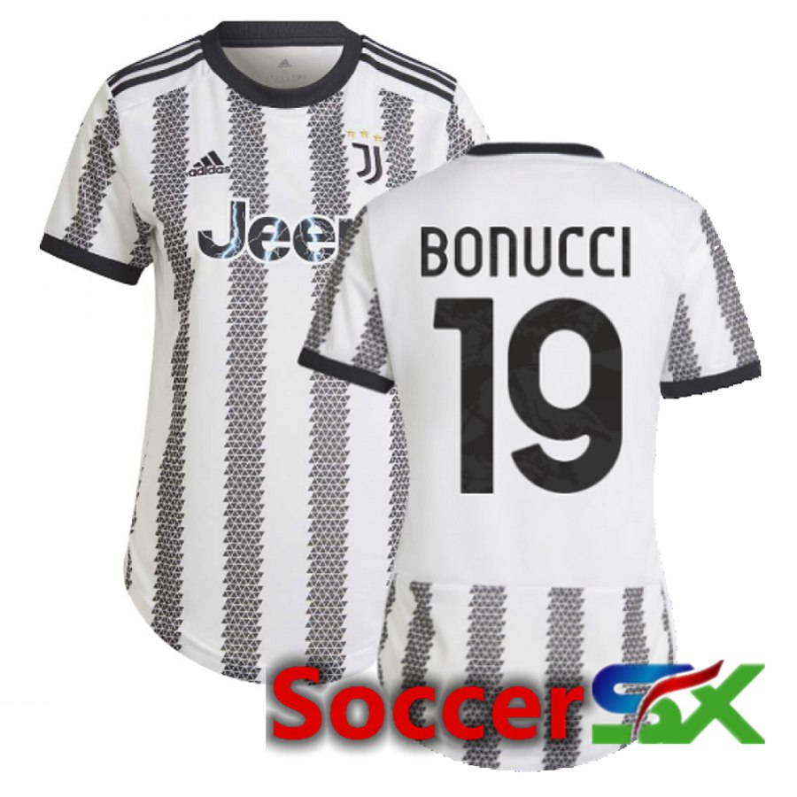 Juventus (Bonucci 19) Womens Home Jersey 2022/2023