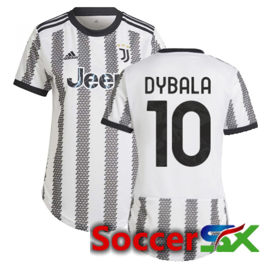 Juventus (Dybala 10) Womens Home Jersey 2022/2023