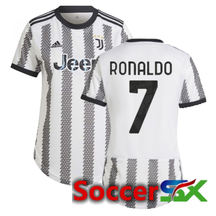 Juventus (Ronaldo 7) Womens Home Jersey 2022/2023