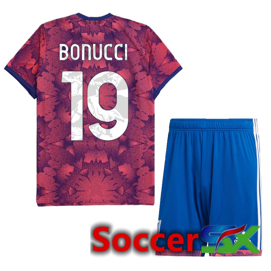 Juventus (Bonucci 19) Kids Third Jersey 2022/2023