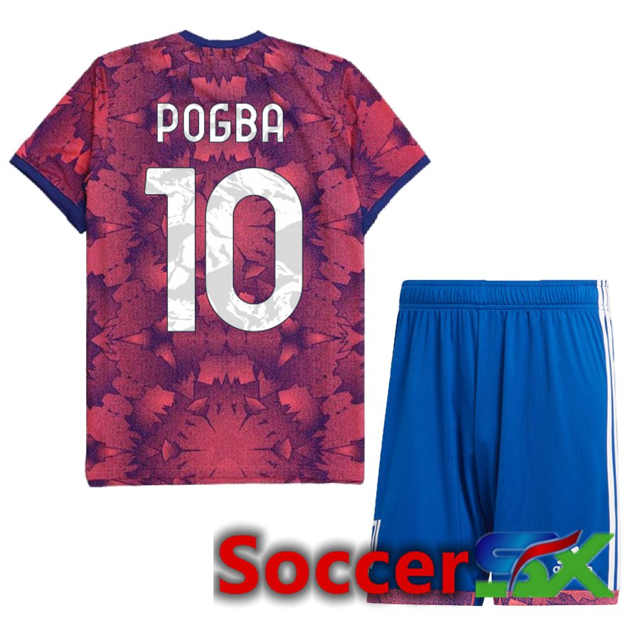 Juventus (Pogba 10) Kids Third Jersey 2022/2023