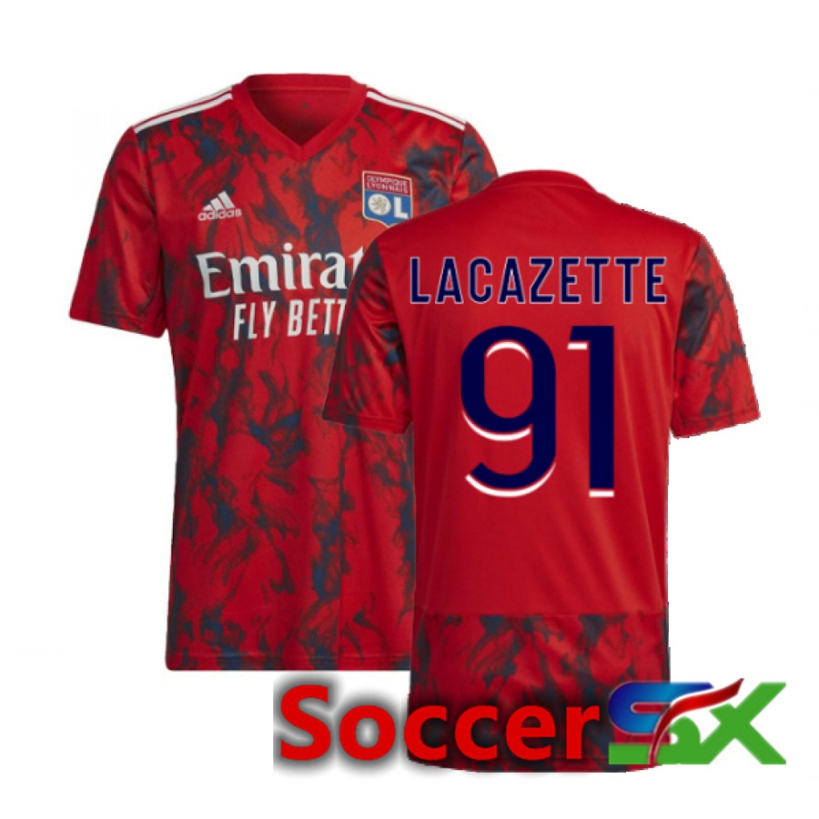 Olympique Lyon (Lacazette 91) Away Jersey 2022/2023