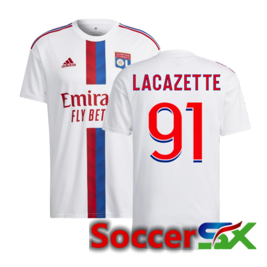 Olympique Lyon (Lacazette 91) Home Jersey 2022/2023