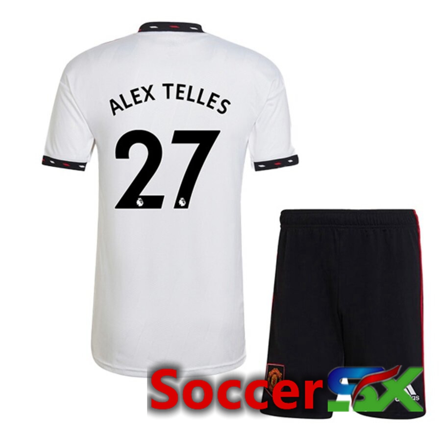 Manchester United (ALEX TELLES 27) Kids Away Jersey 2022/2023