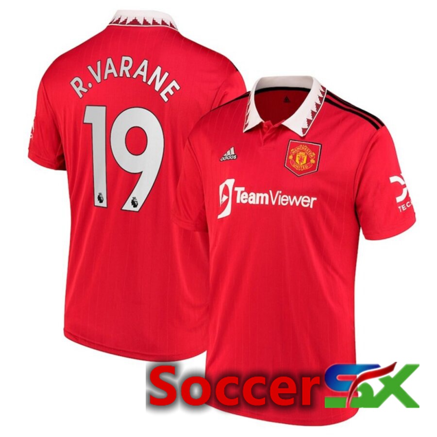 Manchester United (R. VARANE 19) Home Jersey 2022/2023