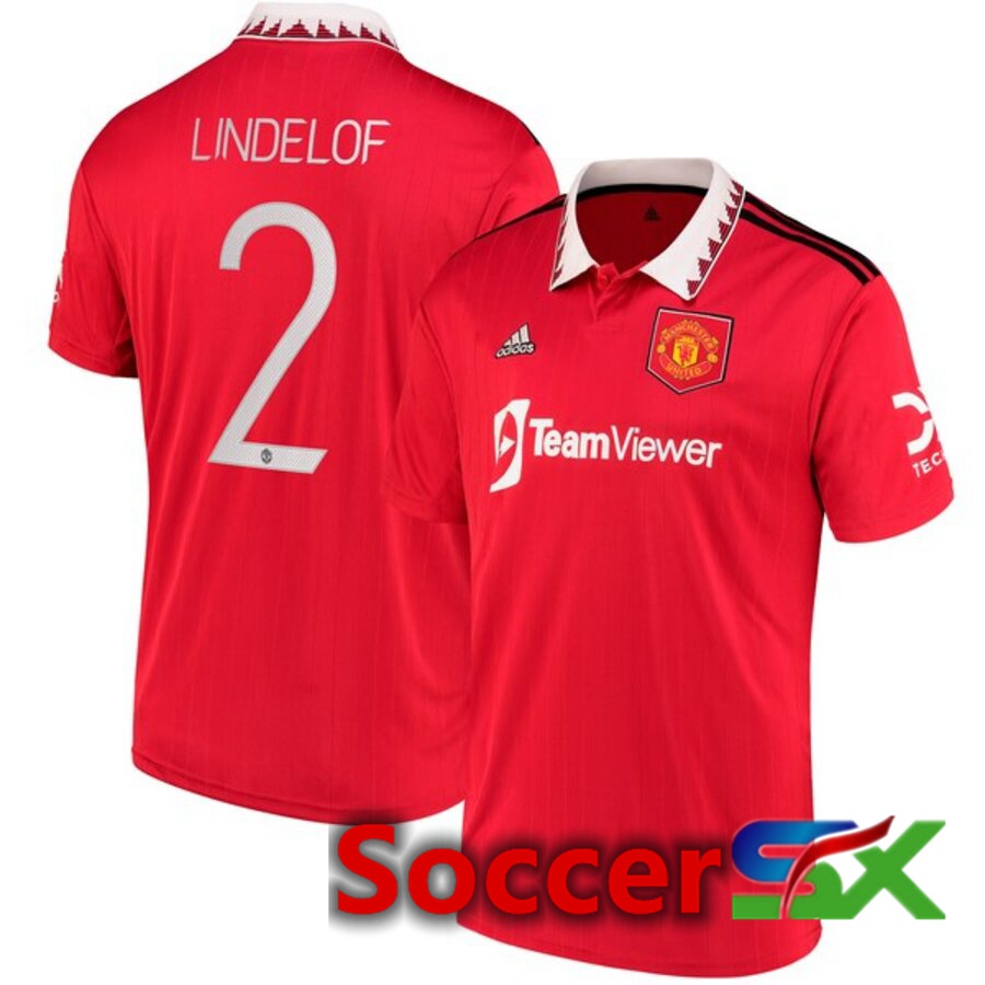 Manchester United (LINDELOF 2) Home Jersey 2022/2023