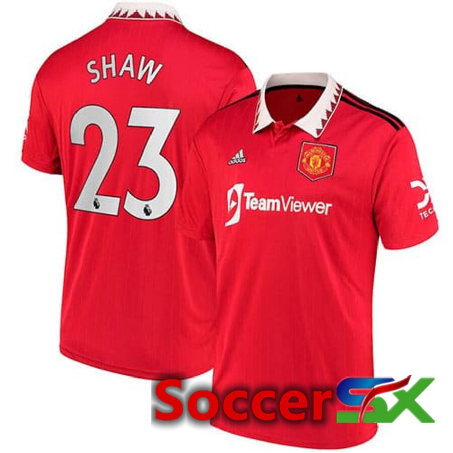 Manchester United (SHAW 23) Home Jersey 2022/2023