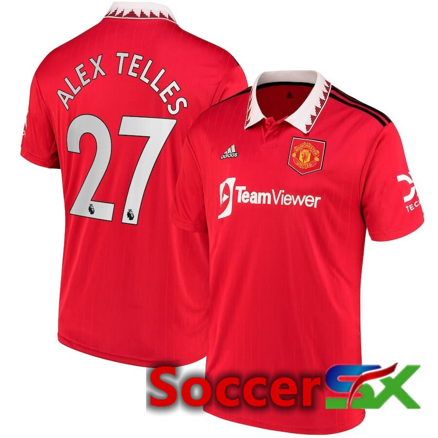 Manchester United (ALEX TELLES 27) Home Jersey 2022/2023