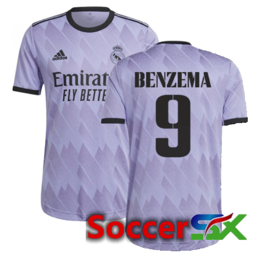 Real Madrid (Benzema 9) Away Jersey 2022/2023