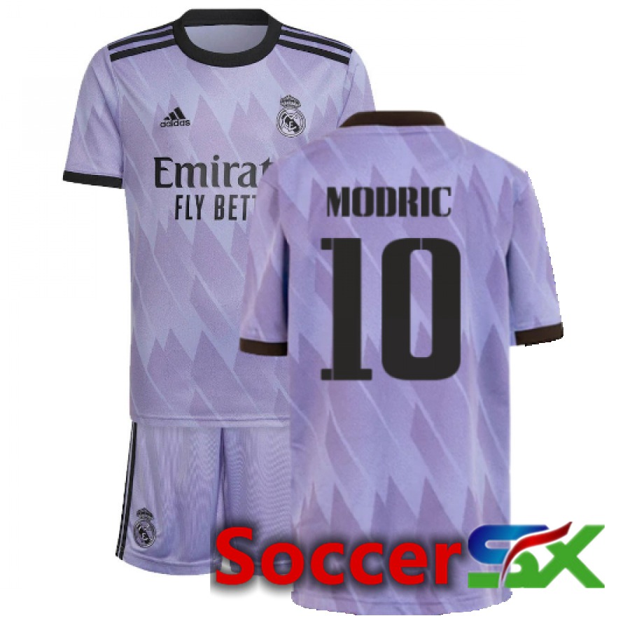 Real Madrid (Modric 10) Kids Away Jersey 2022/2023