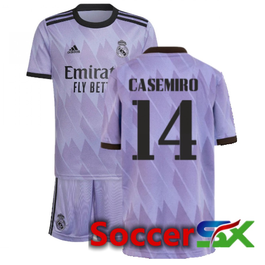 Real Madrid (Casemiro 14) Kids Away Jersey 2022/2023