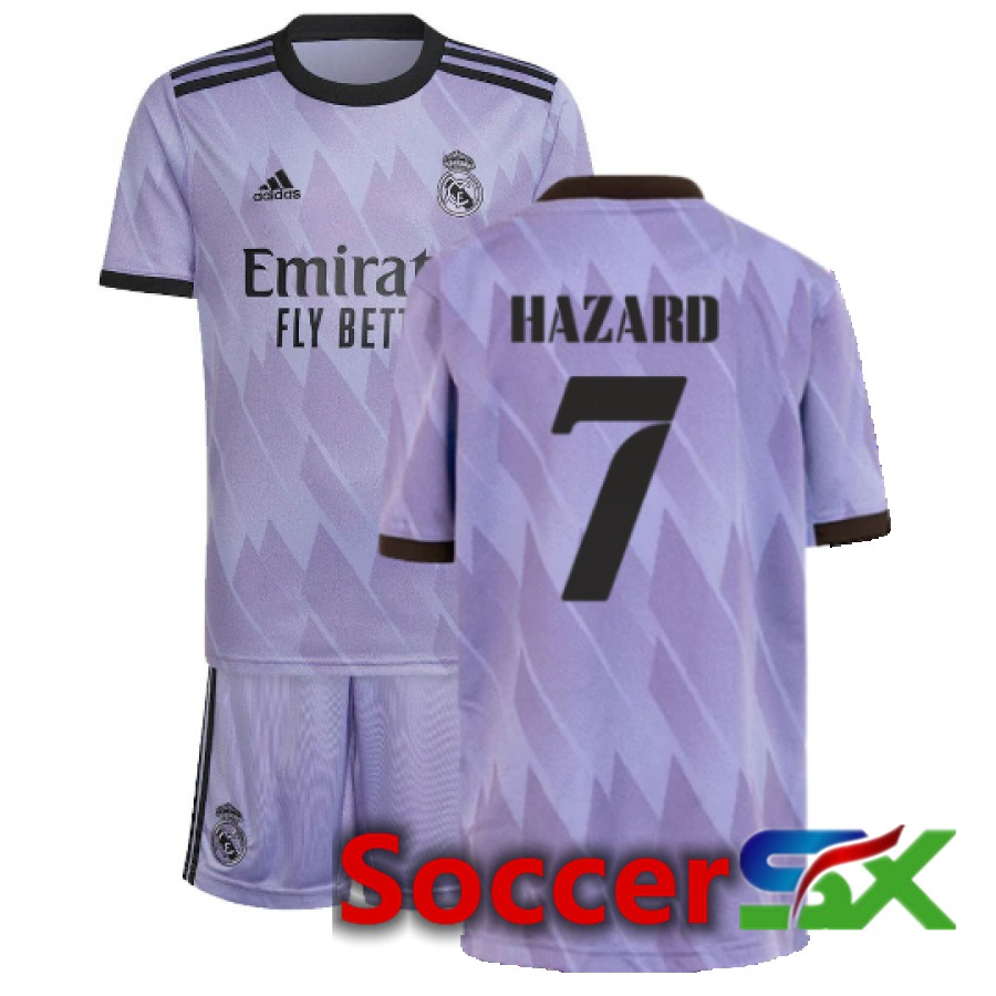 Real Madrid (Hazard 7) Kids Away Jersey 2022/2023