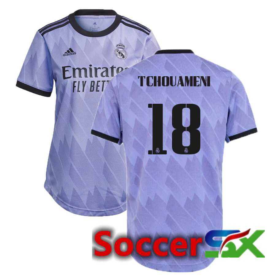 Real Madrid (Tchouameni 18) Womens Away Jersey 2022/2023