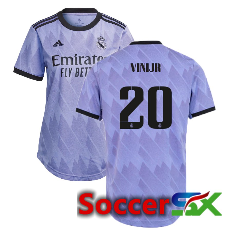 Real Madrid (Vini Jr 20) Womens Away Jersey 2022/2023