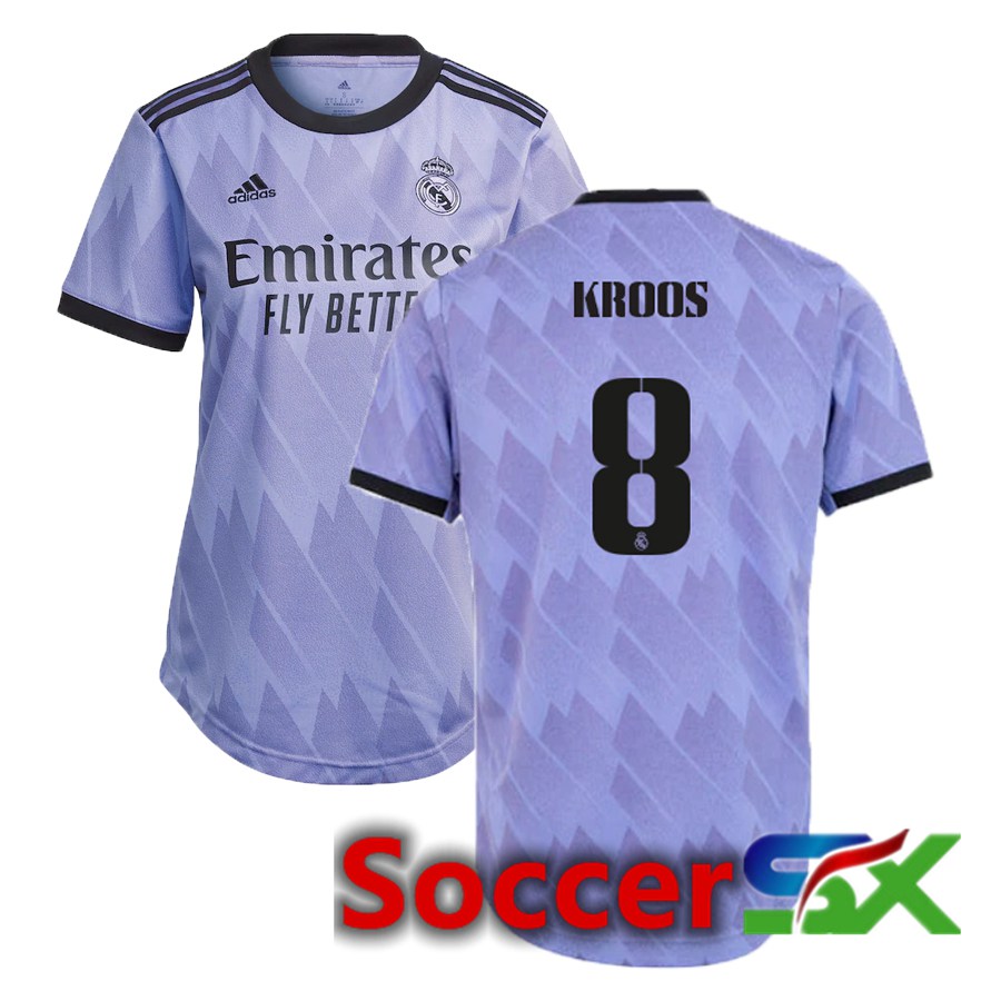 Real Madrid (Kroos 8) Womens Away Jersey 2022/2023