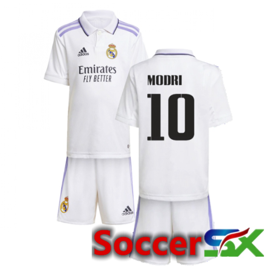 Real Madrid (Modric 10) Kids Home Jersey 2022/2023