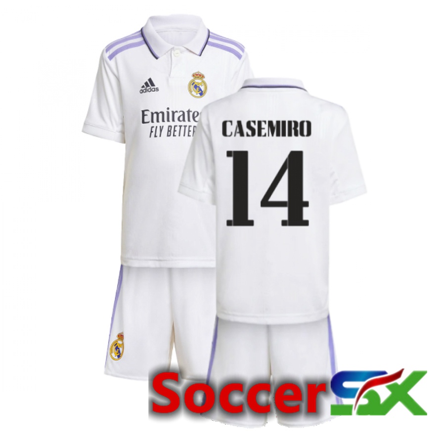 Real Madrid (Casemiro 14) Kids Home Jersey 2022/2023