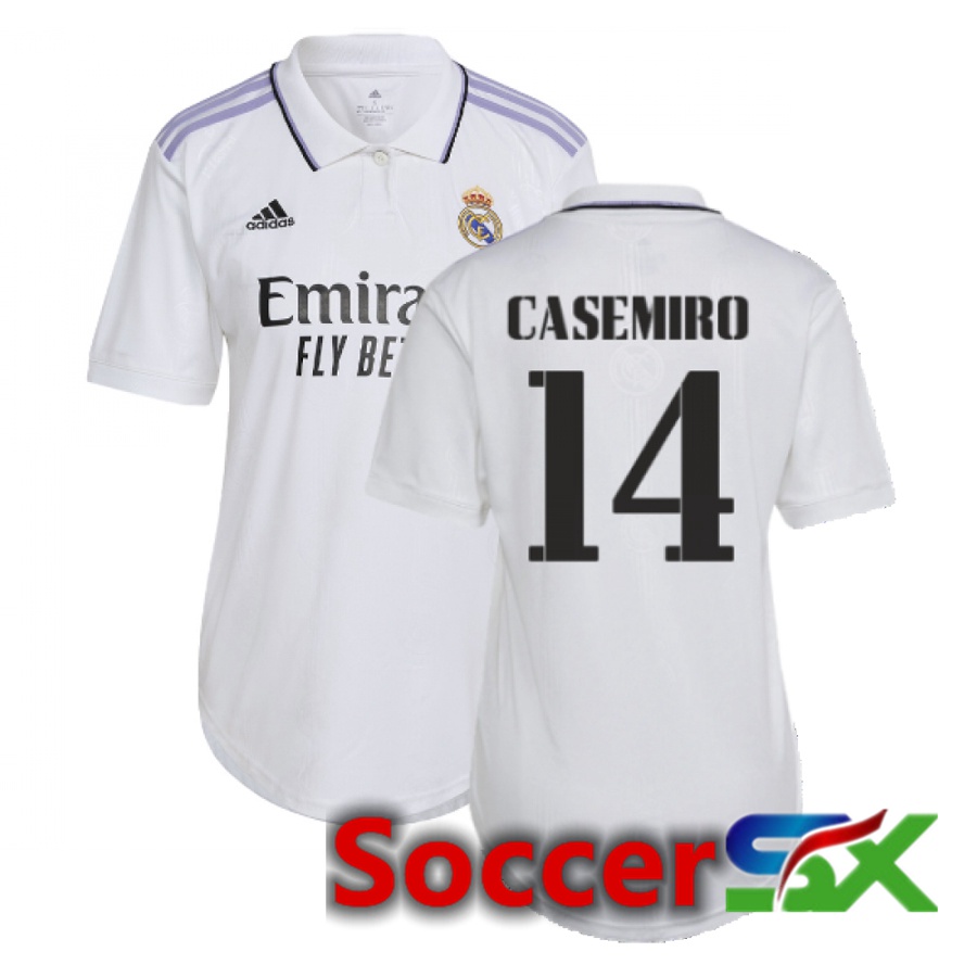 Real Madrid (Casemiro 14) Womens Home Jersey 2022/2023