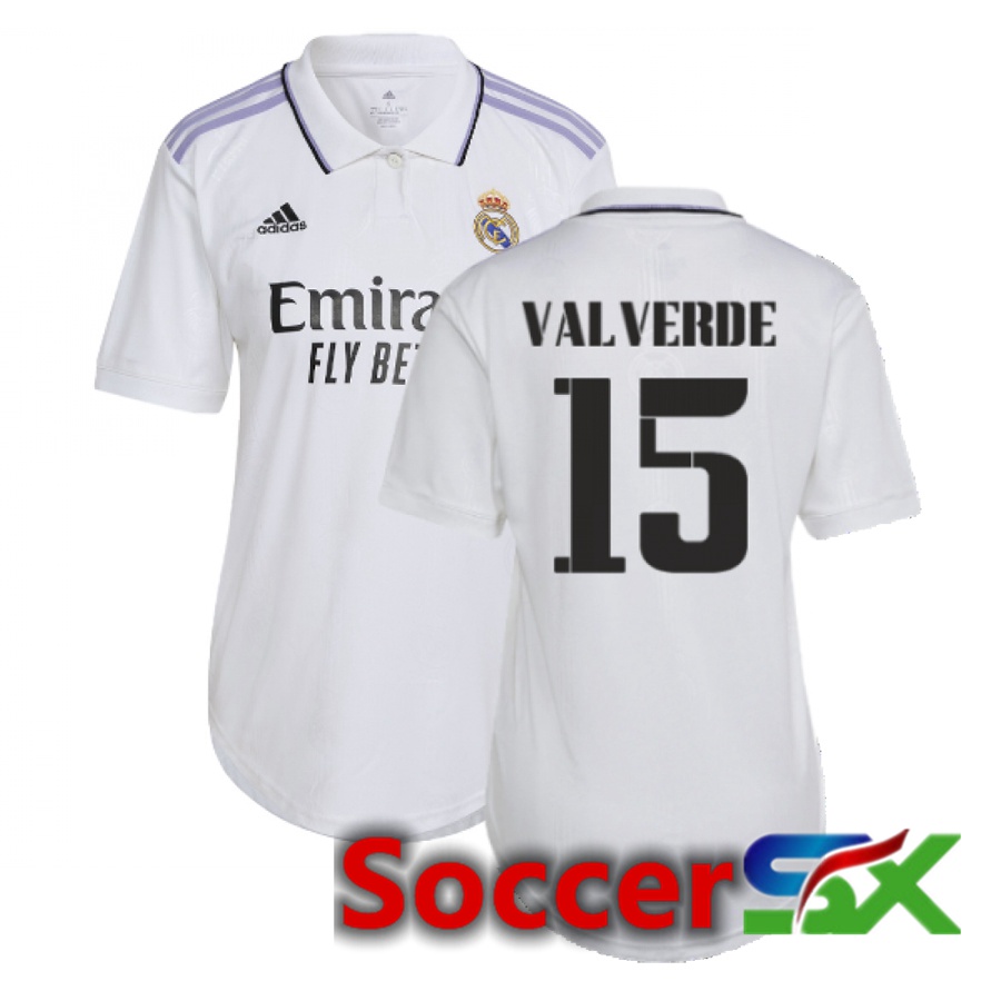 Real Madrid (ValGreen 15) Womens Home Jersey 2022/2023