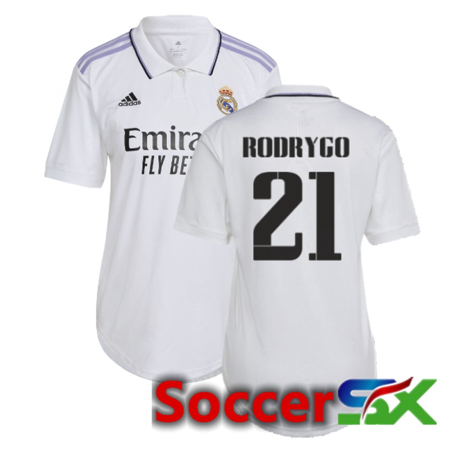 Real Madrid (Rodrygo 21) Womens Home Jersey 2022/2023