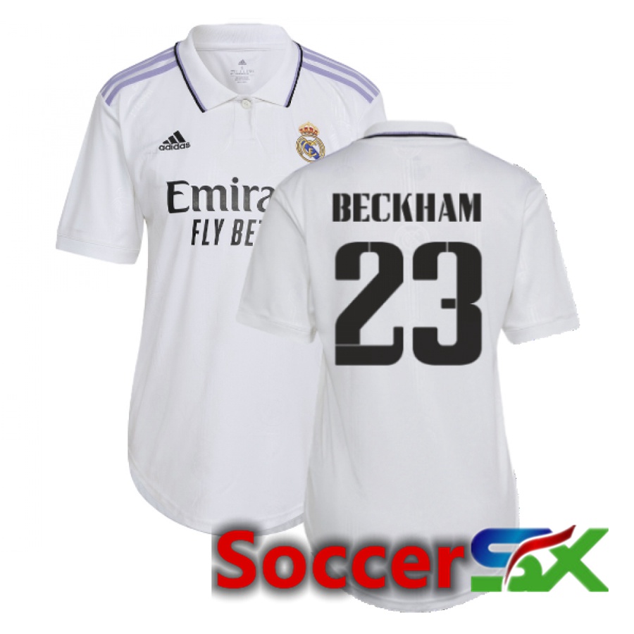 Real Madrid (Beckham 23) Womens Home Jersey 2022/2023