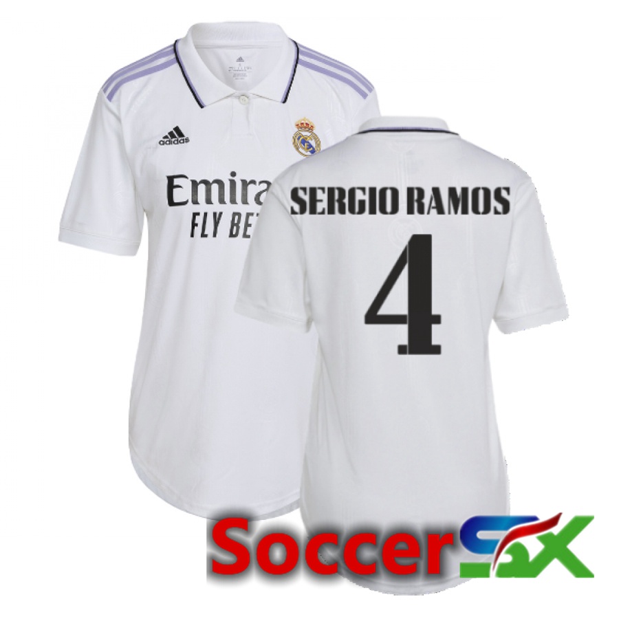 Real Madrid (Sergio Ramos 4) Womens Home Jersey 2022/2023