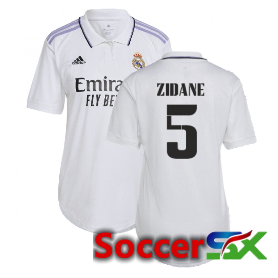 Real Madrid (Zidane 5) Womens Home Jersey 2022/2023