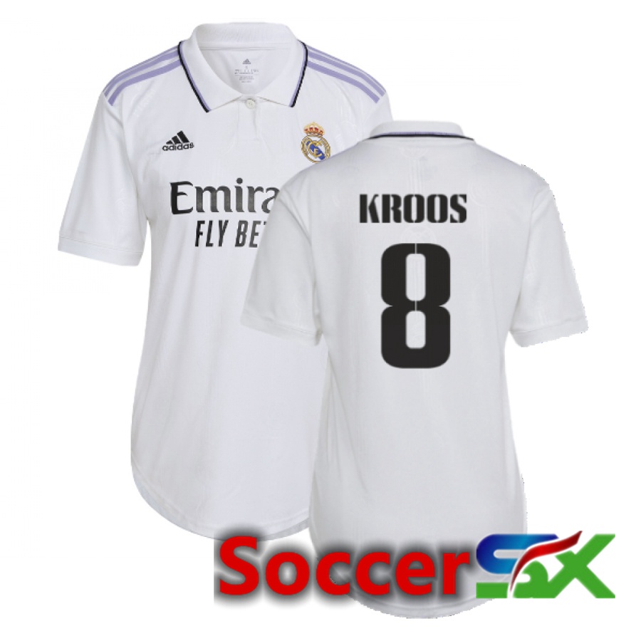 Real Madrid (Kroos 8) Womens Home Jersey 2022/2023