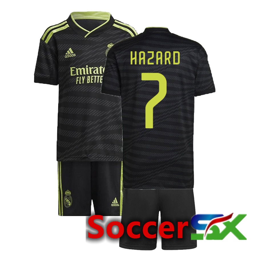 Real Madrid (Hazard 7) Kids Third Jersey 2022/2023