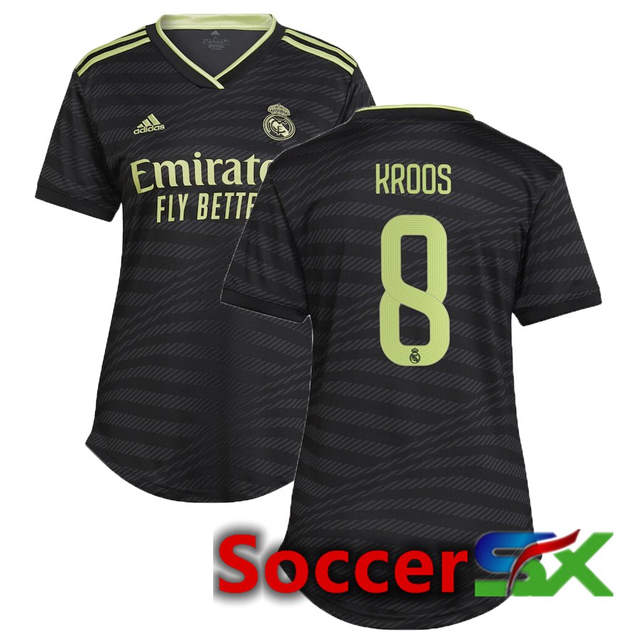 Real Madrid (Kroos 8) Womens Third Jersey 2022/2023