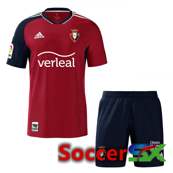 CA Osasuna Kids Home Jersey Red 2022/2023