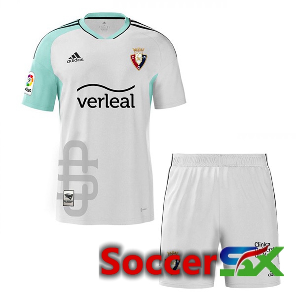 CA Osasuna Kids Third Jersey White 2022/2023