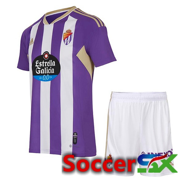 Real Valladolid Kids Home Jersey Purple 2022/2023