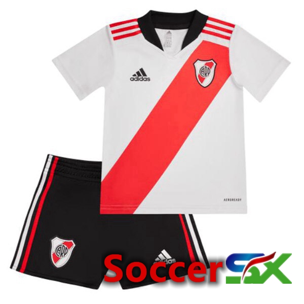 River Plate Kids Home Jersey White Red 2022/2023