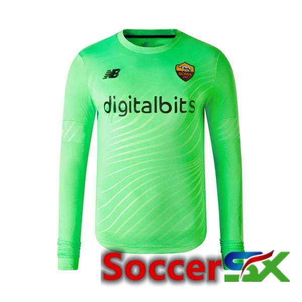 AS Monaco Jersey Goalkeeper Long Sleeve Green 2022/2023