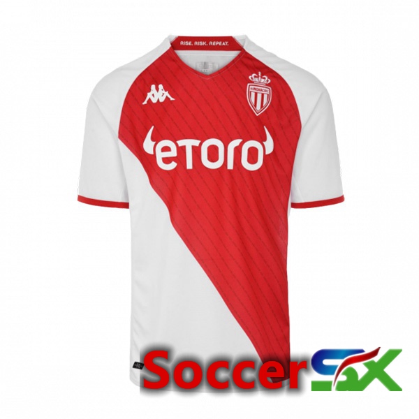 AS Monaco Home Jersey Red White 2022/2023