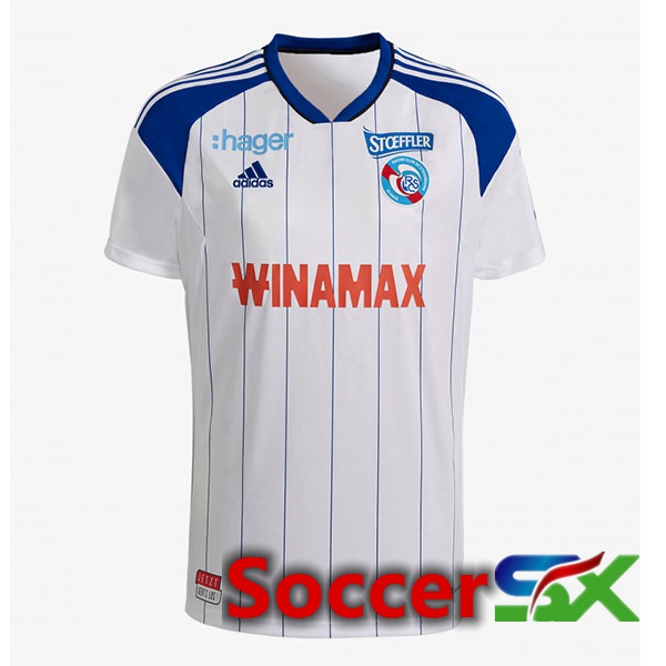 RC Strasbourg Alsace Away Jersey Blue White 2022/2023