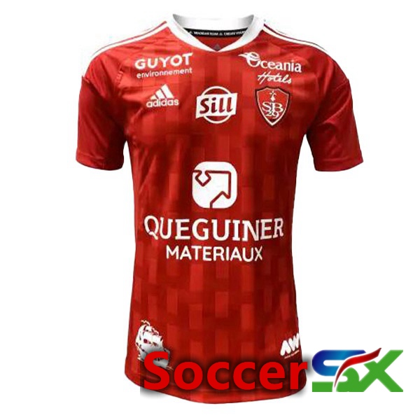 Stade Brestois Home Jersey Red 2022/2023