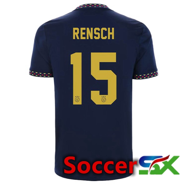 AFC Ajax (Rensch 15) Away Jersey Black 2022/2023