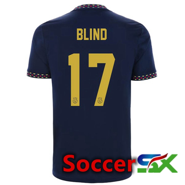 AFC Ajax (Blind 17) Away Jersey Black 2022/2023