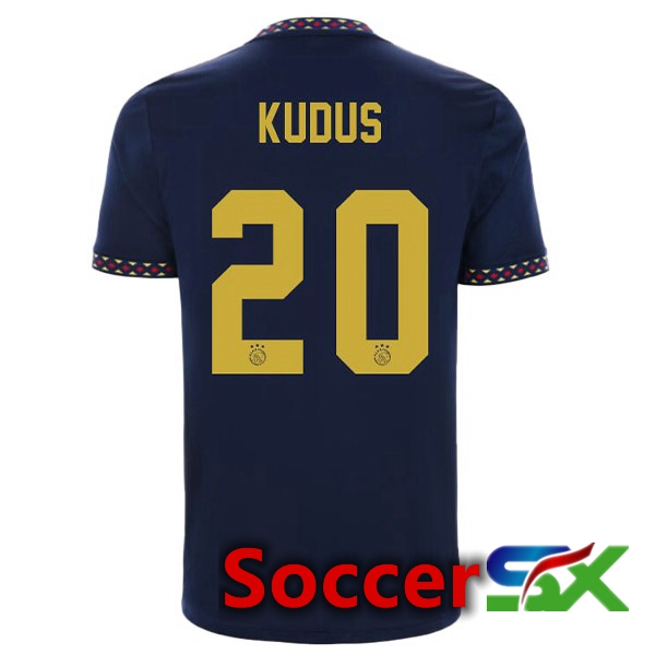 AFC Ajax (Kudus 20) Away Jersey Black 2022/2023