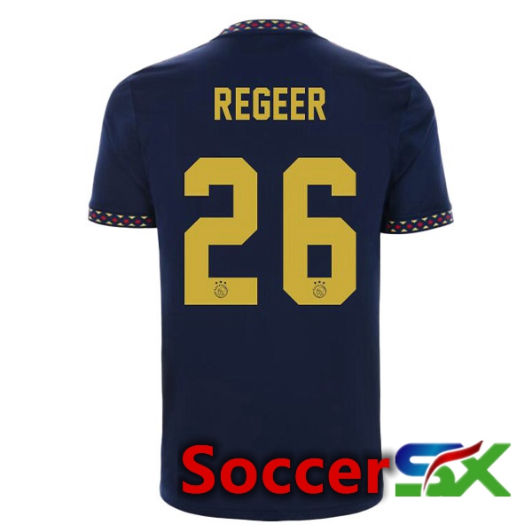 AFC Ajax (Regeer 26) Away Jersey Black 2022/2023