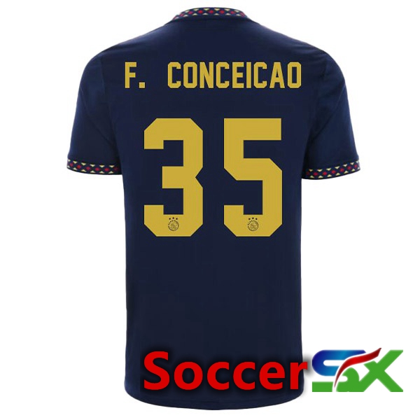 AFC Ajax (F. Conceicao 35) Away Jersey Black 2022/2023