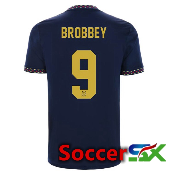 AFC Ajax (Brobbey 9) Away Jersey Black 2022/2023