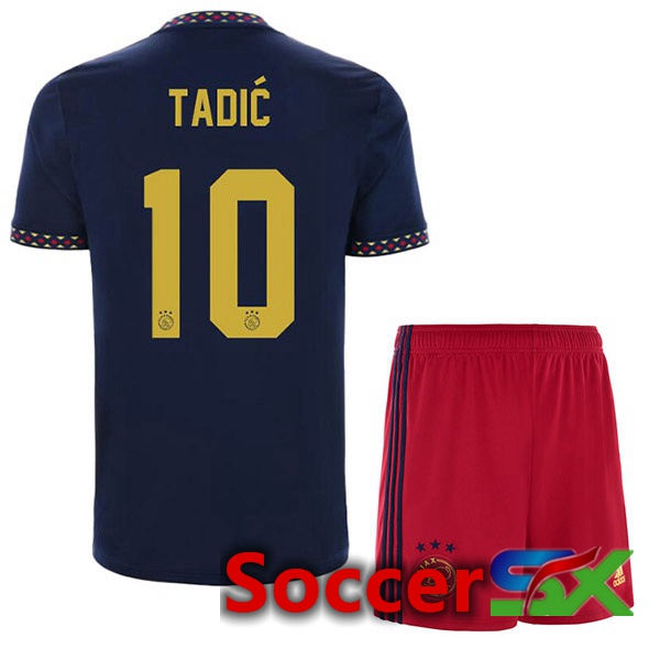 AFC Ajax (Tadić 10) Kids Away Jersey Black 2022/2023