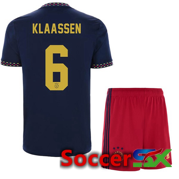 AFC Ajax (Klaassen 6) Kids Away Jersey Black 2022/2023