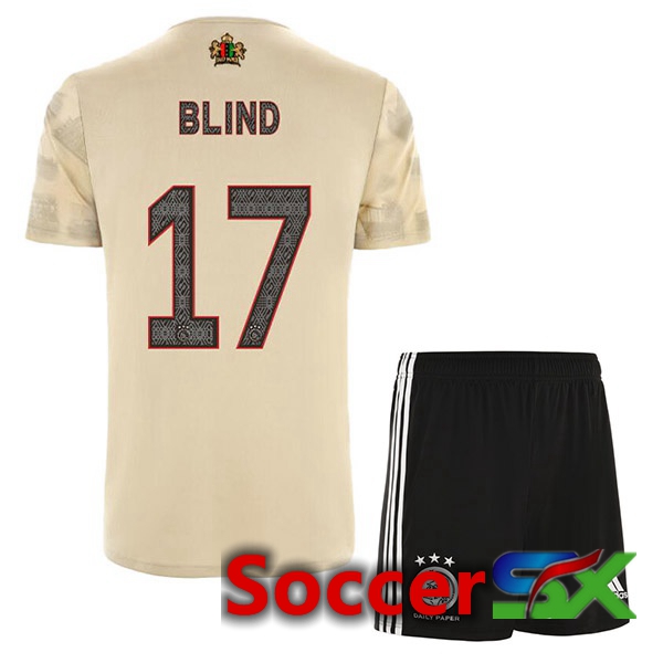 AFC Ajax (Blind 17) Kids Third Jersey Brown 2022/2023