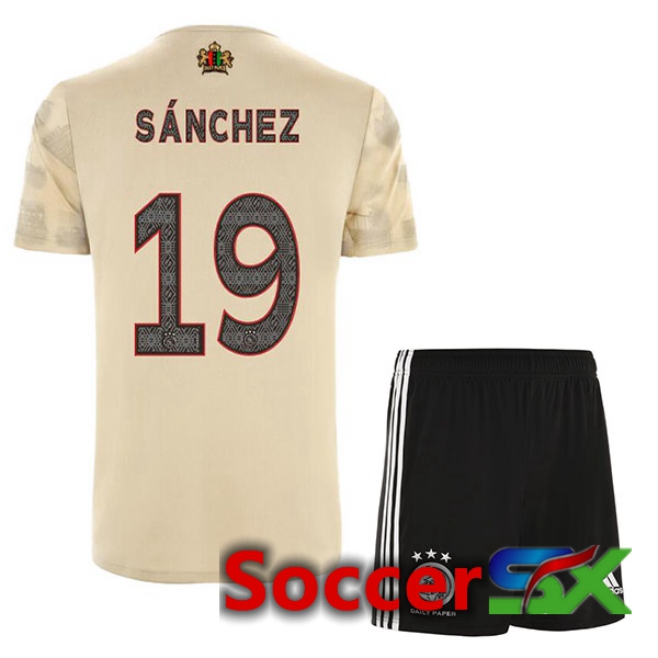 AFC Ajax (Sánchez 19) Kids Third Jersey Brown 2022/2023