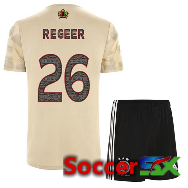 AFC Ajax (Regeer 26) Kids Third Jersey Brown 2022/2023